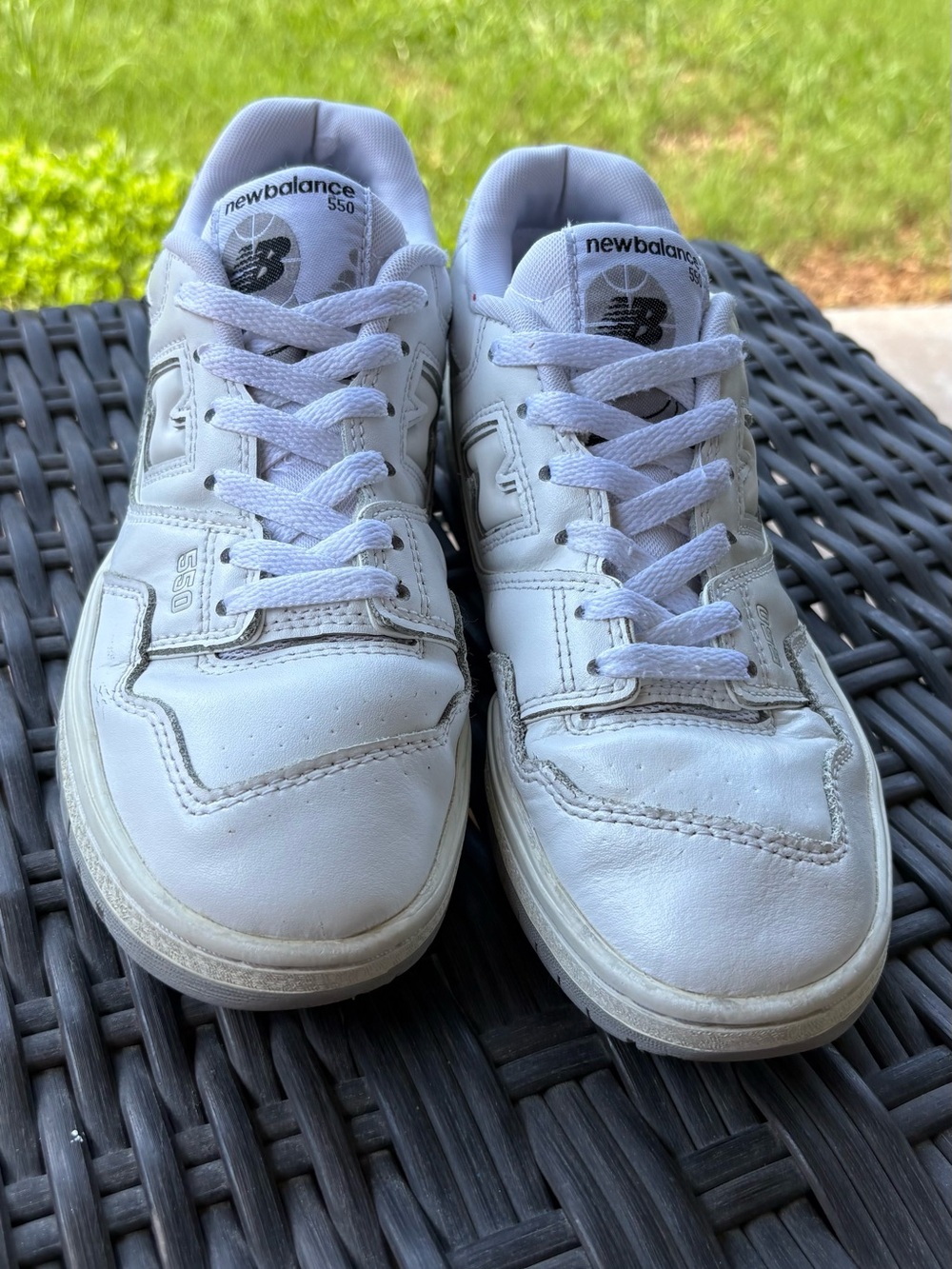 New Balance 550 white womens size 7